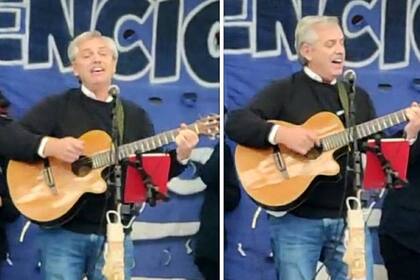 Alberto Fernández cantó el 25 de Mayo y despertó todo tipo de reacciones