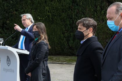 El lanzamiento del plan de seguridad bonaerense, con Sabina Frederic, Axel Kicillof y Sergio Berni