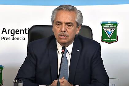 Alberto Fernández durante el encuentro del Mercosur