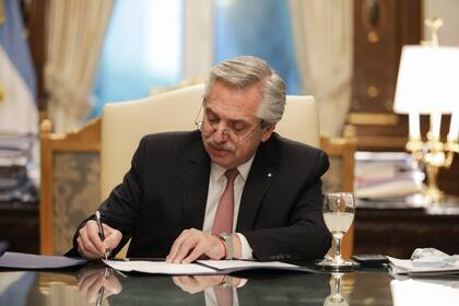 Alberto Fernández, el lunes 4 de julio