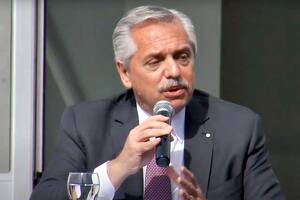 Alberto Fernández en Bariloche