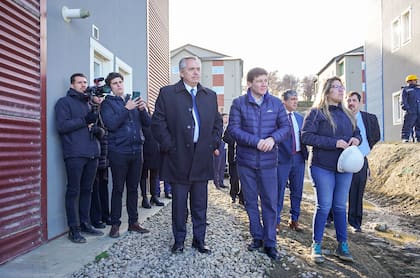 Alberto Fernández en Ushuaia