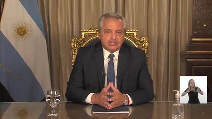 Alberto Fernández en cadena nacional sobre la situación del Coronavirus