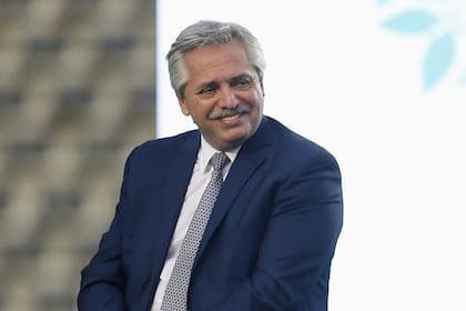 Alberto Fernández en el Estadio Único de La Plata