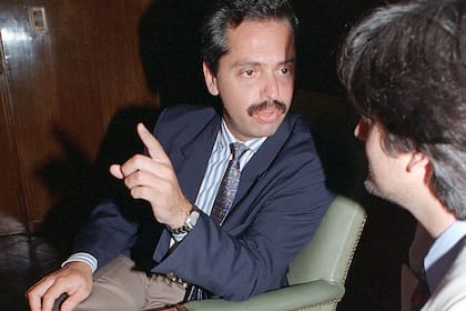 Alberto Fernández fue Superintendente de Seguros de la Nación entre los años 1989 y 1996