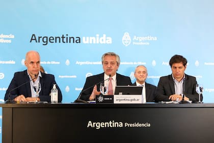 El Presidente, Rodríguez Larreta y Kicillof