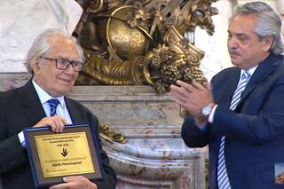 Homenaje: las definiciones de Pérez Esquivel sobre Venezuela y Cristina