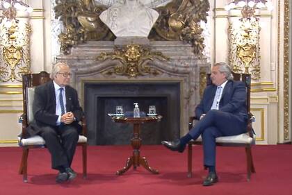 Adolfo Pérez Esquivel dijo que fue la primera vez en 40 años que le hacen un homenaje en la Casa Rosada