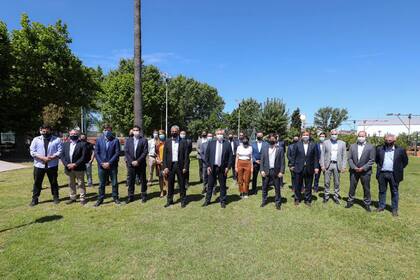 Alberto Fernández con los intendentes