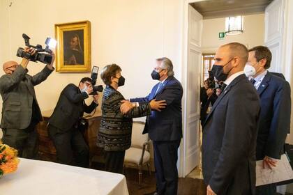 Alberto Fernández se reunió ayer con la directora del FMI, Kristalina Georgieva