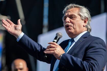 Alberto Fernández viajó a Comodoro Rivadavia a respaldar a los candidatos del Frente de Todos esta semana.