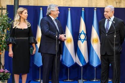 La visita a Israel, con Benjamín Netanyahu, en enero