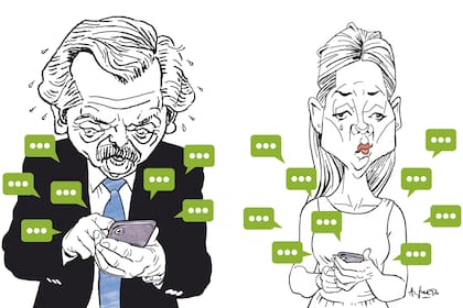 Alberto Fernández y Fabiola Yáñez