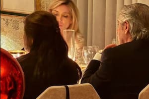 Alberto Fernández y Fabiola Yañez en el Four Seasons de Salamanca, España