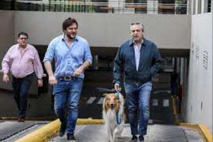 Alberto Fernández y Leandro Santoro