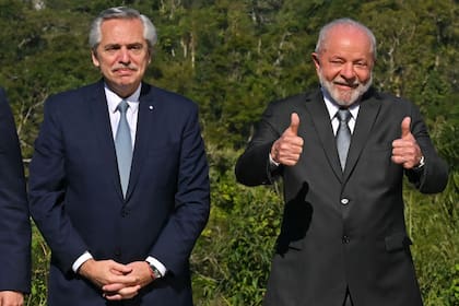 Alberto Fernández y Lula da Silva, durante la cumbre del Mercosur