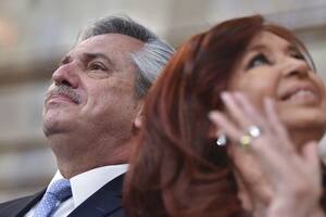 Alberto Fernández y su vice, Cristina Fernández de Kirchner; la política exterior queda sujeta a los equilibrios internos del Frente de Todos