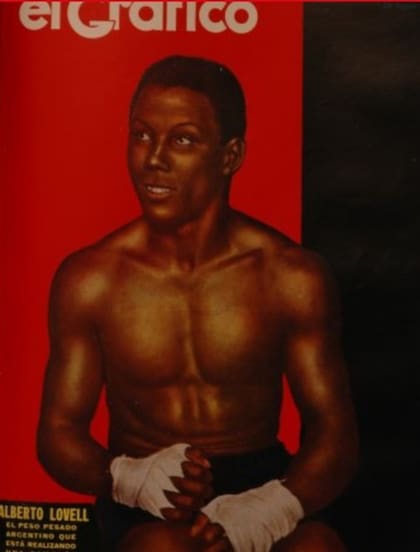 Alberto Lovell, padre de Pedro, en la tapa de El Gráfico