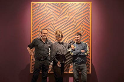 Alberto Negrin, Naná Gallardo y Santiago Villanueva