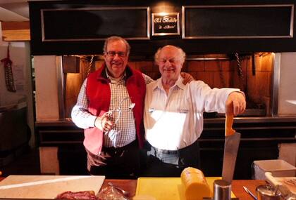 Alberto Pérez junto a Alejandro Maglione