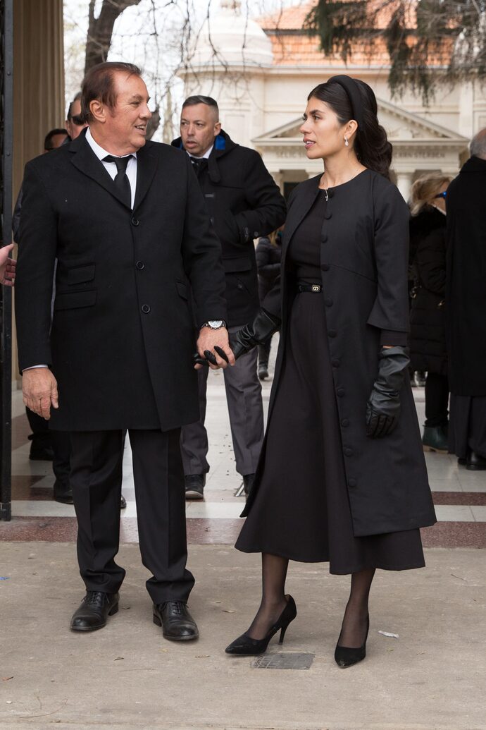 Todas las fotos. El último adiós a Alberto Roemmers en el Cementerio