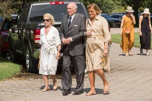 Alberto Taquini y María Marta Bosch Achaval, consuegros de Carlos Pedro.