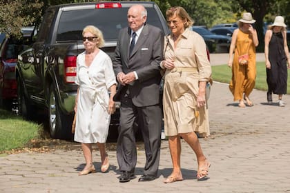 Alberto Taquini y María Marta Bosch Achaval, consuegros de Carlos Pedro.