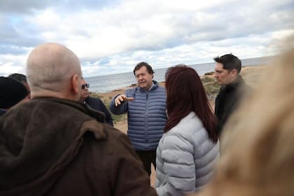 Alberto Weretineck en la localidad de Punta Colorada