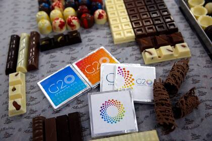 Albricias, es una fundación y chocolatería. Elaboran los chocolates que servirán de recuerdo para la cumbre del G20