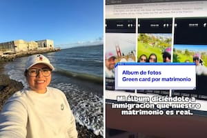 Alcira mostró cómo hizo su álbum de fotos para su green card por matrimonio