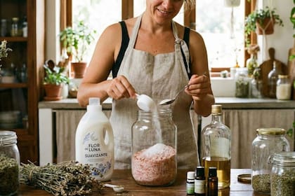 Alcohol, sal gruesa y suavizante de ropa, los tres ingredientes para hacer el perfume casero