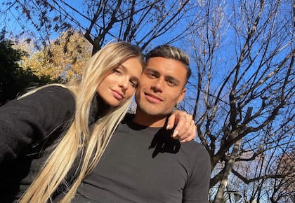 Aldana Masset junto a su novio Fausto Vera, jugador de fútbol. Fotos/Instagram: @aldumasset