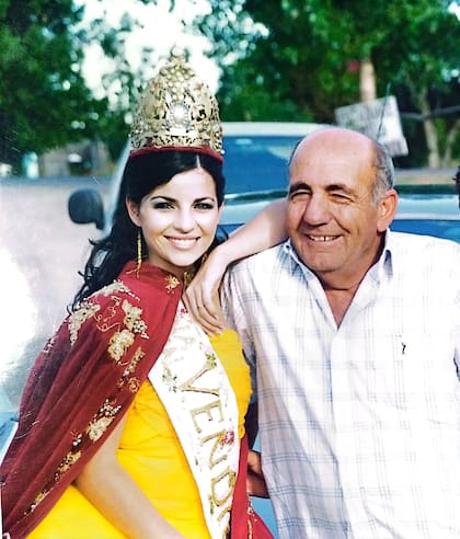 Aldo en una de sus fotos preferidas: junto a su hija Nuri.