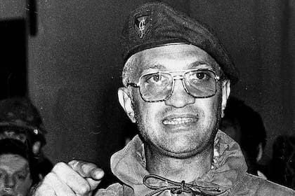 Aldo Rico encabezó el levantamiento carapintada en 1987