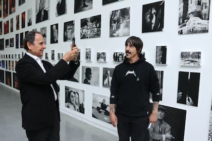 Aldo Sessa y Anthony Kiedis