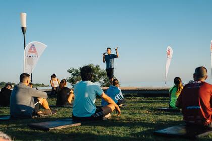 Ale Lacroix, fundador de Awake, en la segunda edición de la experiencia en 2022