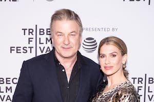 Alec Baldwin junto a Hilaria.