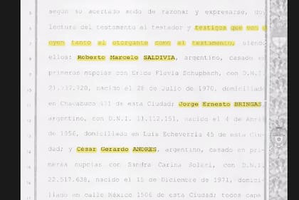 Alegatos por la causa Vialidad. Estancias y testamento de Lázaro Báez
