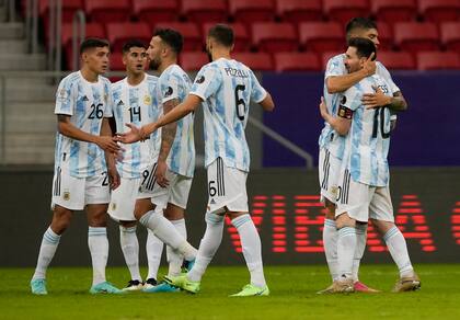 Alegría colectiva: la Argentina consiguió un muy buen triunfo contra Uruguay
