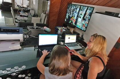 Alejandra Seminara, separada y mamá de Jazmín, de 9 años, vive en Villa del Parque