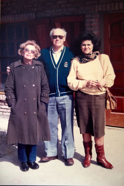 Alejandra Boero y Alejandro Samek en una postal familiar