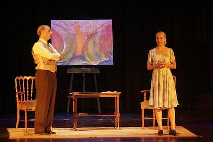 Alejandra Darín también se puso en la piel de Eva Perón en 2009 para la obra "El evangelio de Evita".