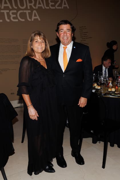 Alejandra Fuseo y Carlos Giovanelli, presidente de Havanna