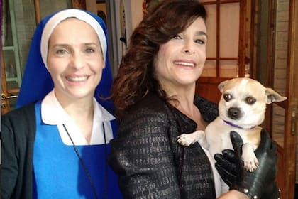 Alejandra junto a Gabriela Toscano en Esperanza mía