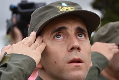 El gendarme argentino Nahuel Gallo