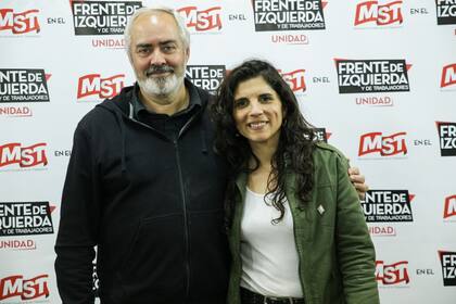 Alejandro Bodart y Celeste Fierro, integrantes del MST.