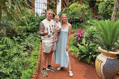 Alejandro, Coni y
Beltrán en Alejandría,
Egipto.