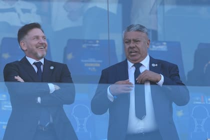 Alejandro Domínguez y Claudio "Chiqui" Tapia