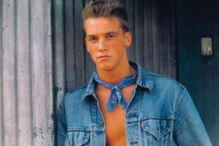 Alejandro en su época de modelo.