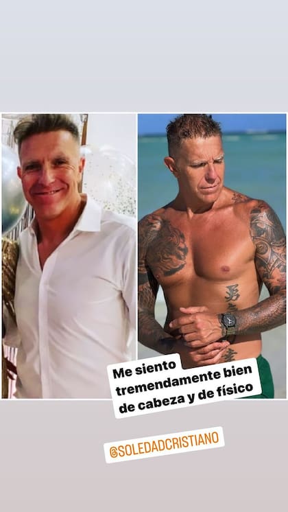 Alejandro Fantino antes y después